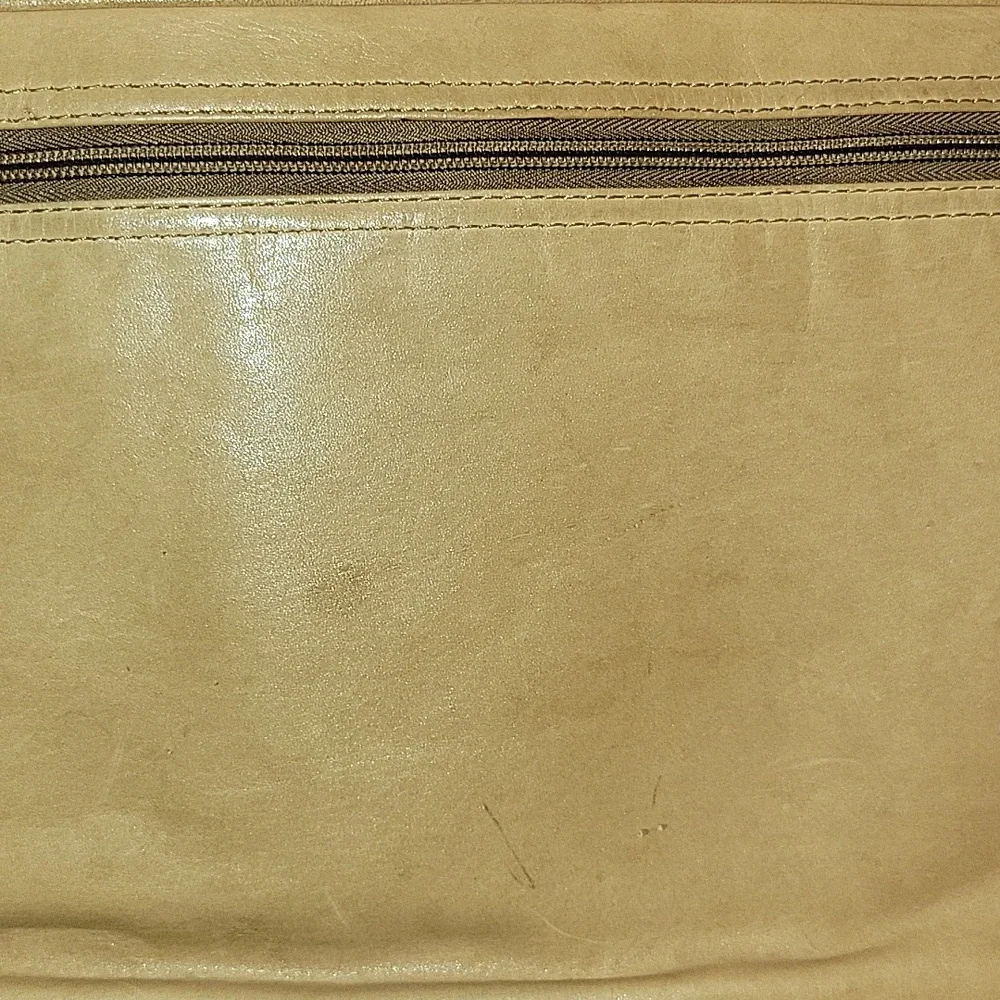 Tan Leather Breifcase Laptop Bag
